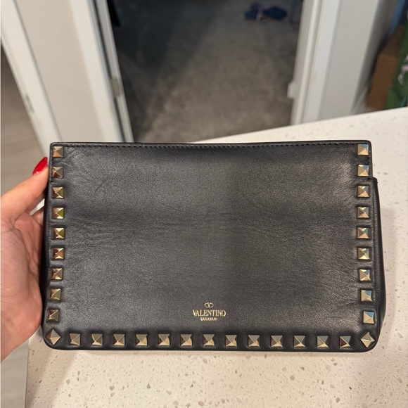 Valentino Garavani Rockstud Flip Lock Chain Crossbody Leather Small - Picture 2 of 6